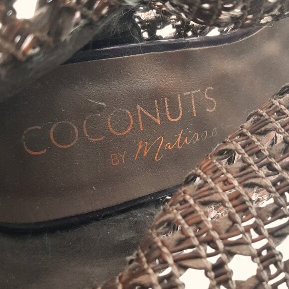 Coconuts By Matisse Caught Up Woven Leather Perforated Western Style Boots 7.5 - Picture 8 of 14